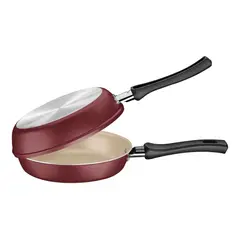 TRAMONTINA - Set Tipo Sartén Panquequera-omeletera 20cm Rojo