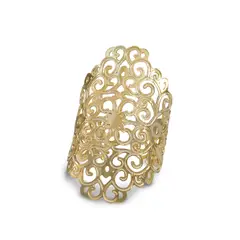 ANDREA COGGIOLA JOYAS - Anillo Moro Calado Enchapado Oro 18K