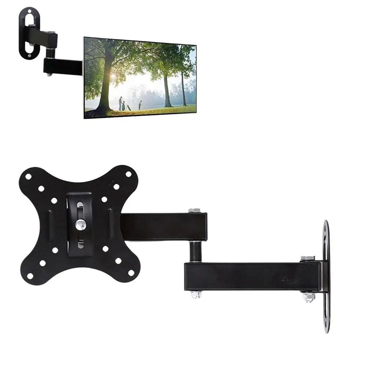 GENERICO - Soporte Tv Articulado Movil Brazo Monitor 10 - 32 Pulgadas