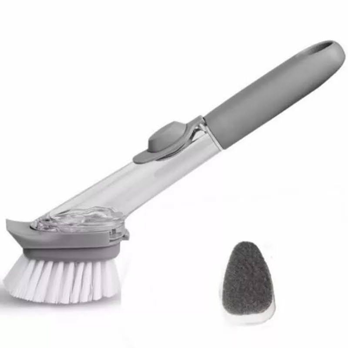 GENERICO - Escobilla Cepillo Con Dispensador Lavaloza Limpieza Platos