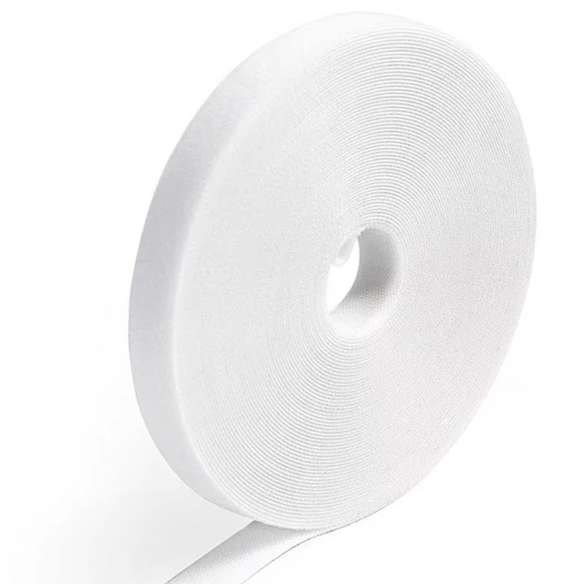 ATLANTICSWIRE - VELCRO DOBLE FAZ 20 MTS X 2CM ANCHO. BLANCO. AMARRA CABLES