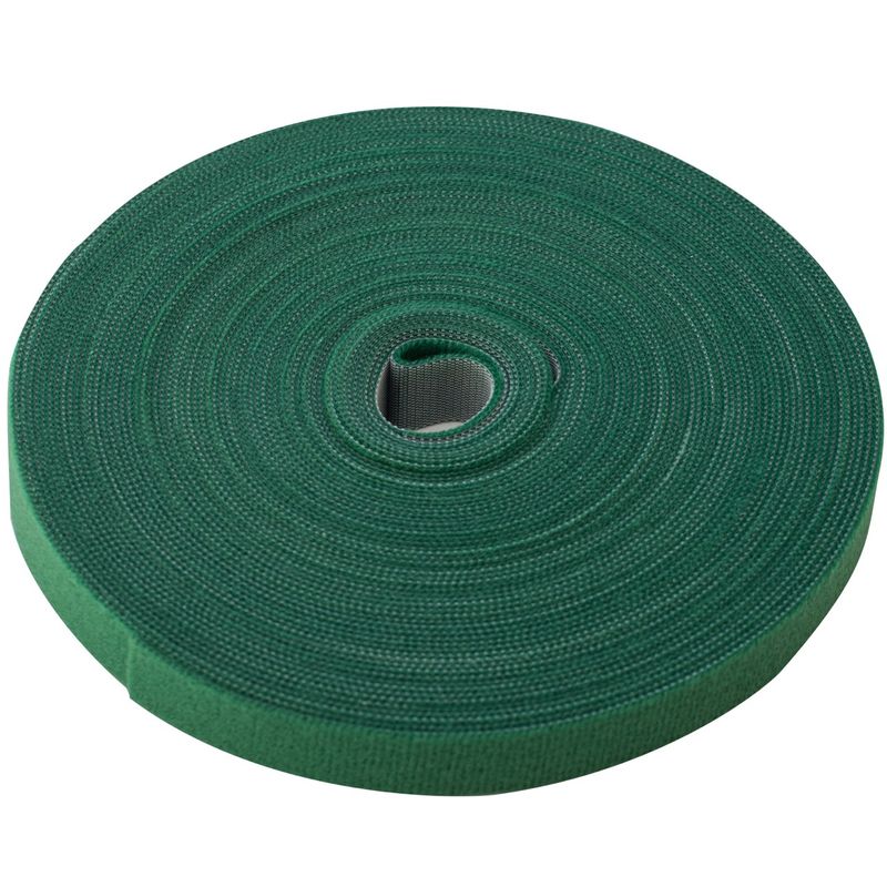 GENERICO - VELCRO DOBLE FAZ 20 MTS X 2CM ANCHO. VERDE AMARRA CABLES