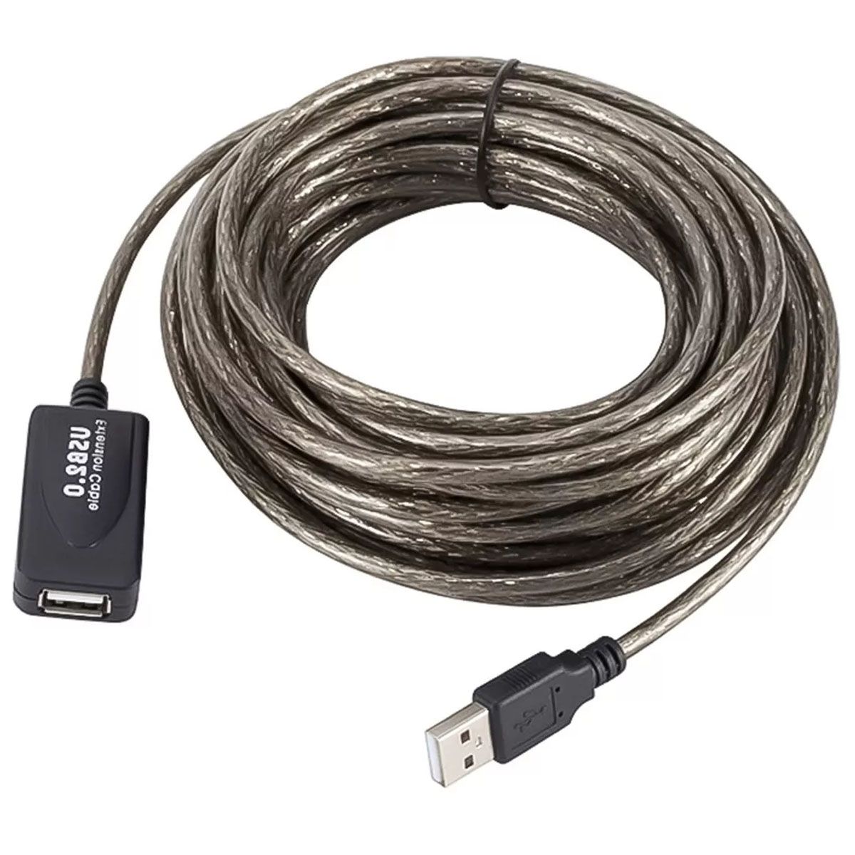 GENERICO - CABLE ACTIVO USB 2.0 A-A 10 METROS M/H