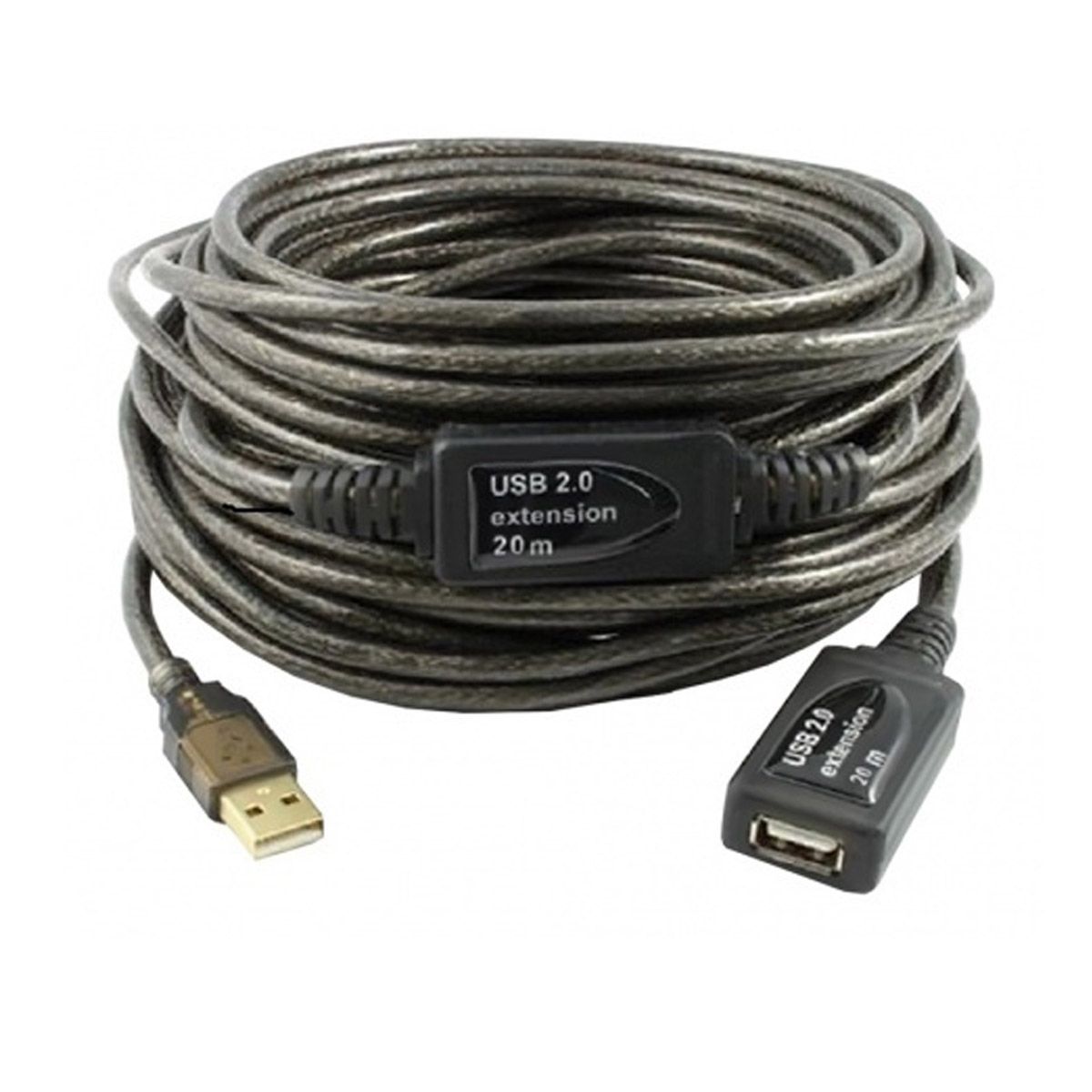 GENERICO - CABLE ACTIVO USB 2.0 A-A 10 METROS M/H