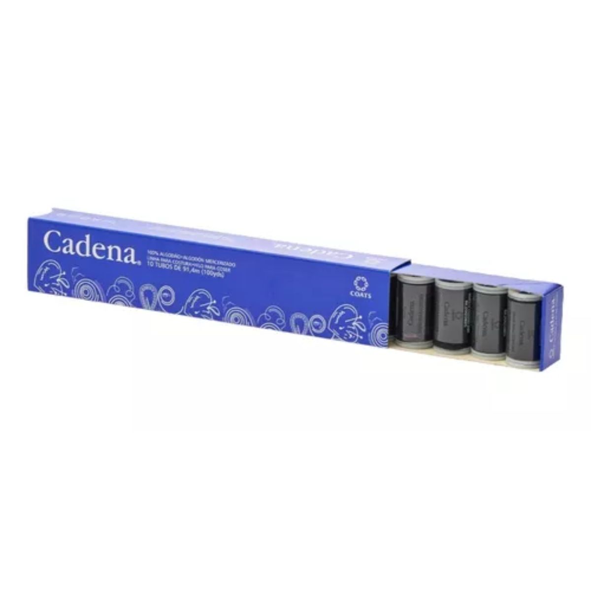 CADENA - Hilo Algodón Cadena X073 Negro 10 Unidades / Superstore