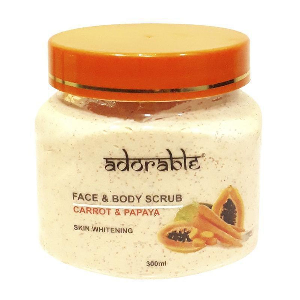 ADORABLE - Adorable Exfoliante Cuerpo y rostro Zanahoria-Papaya 300 ml