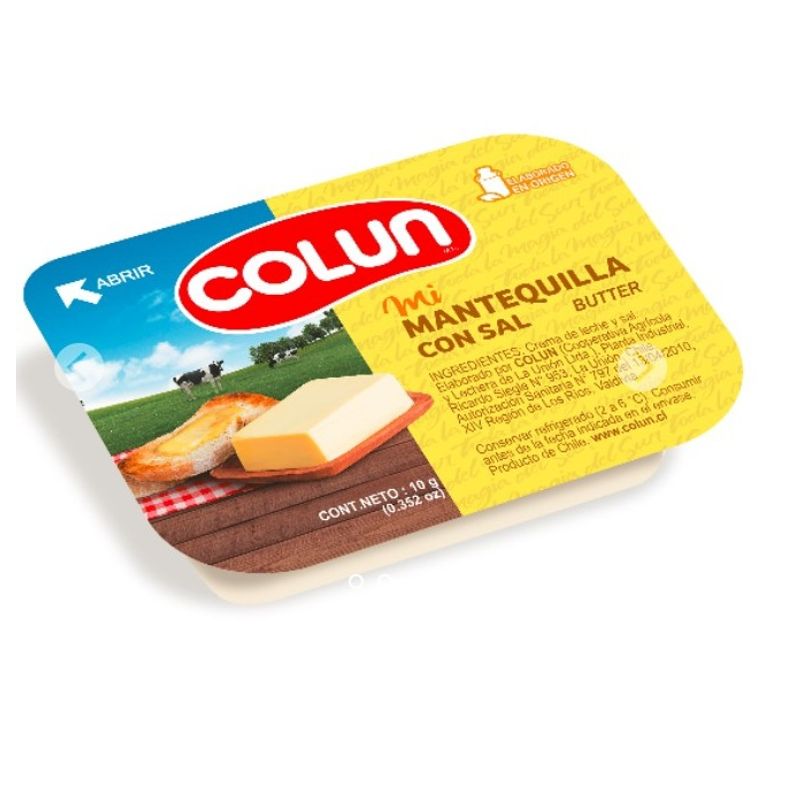 COLUN - Caja Mantequia Colun Mini Pote 10gr 200 Unidades