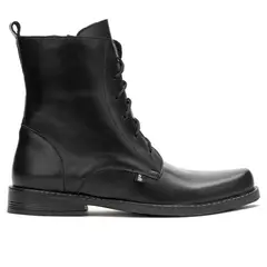 BARRIENTOS - Bota Cuero Angol Negro