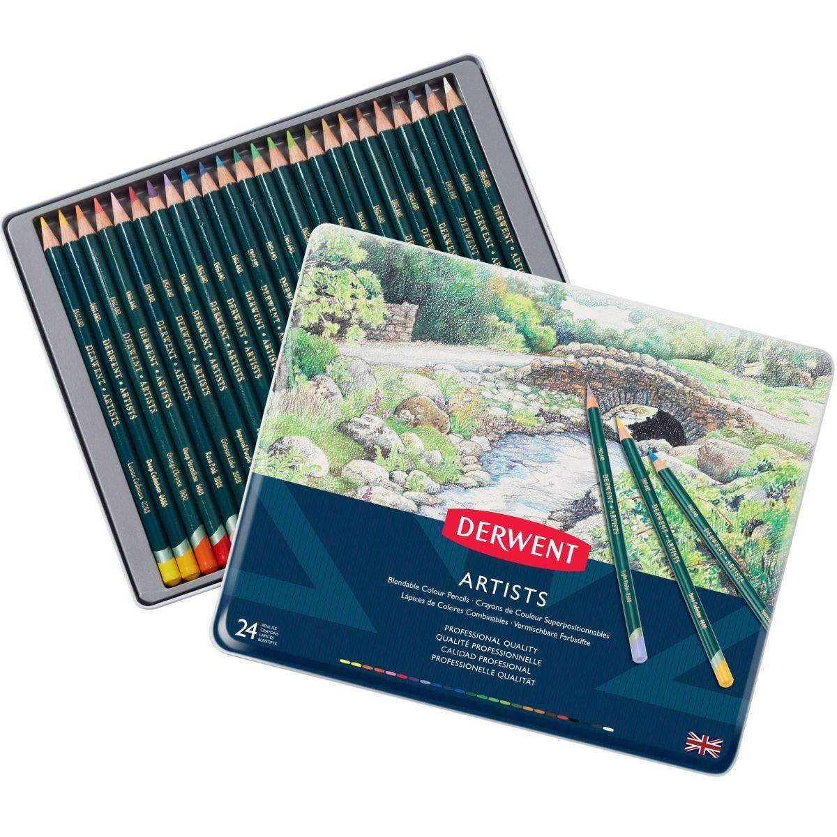 DERWENT - Lápices De Colores Artists Derwent Set 24