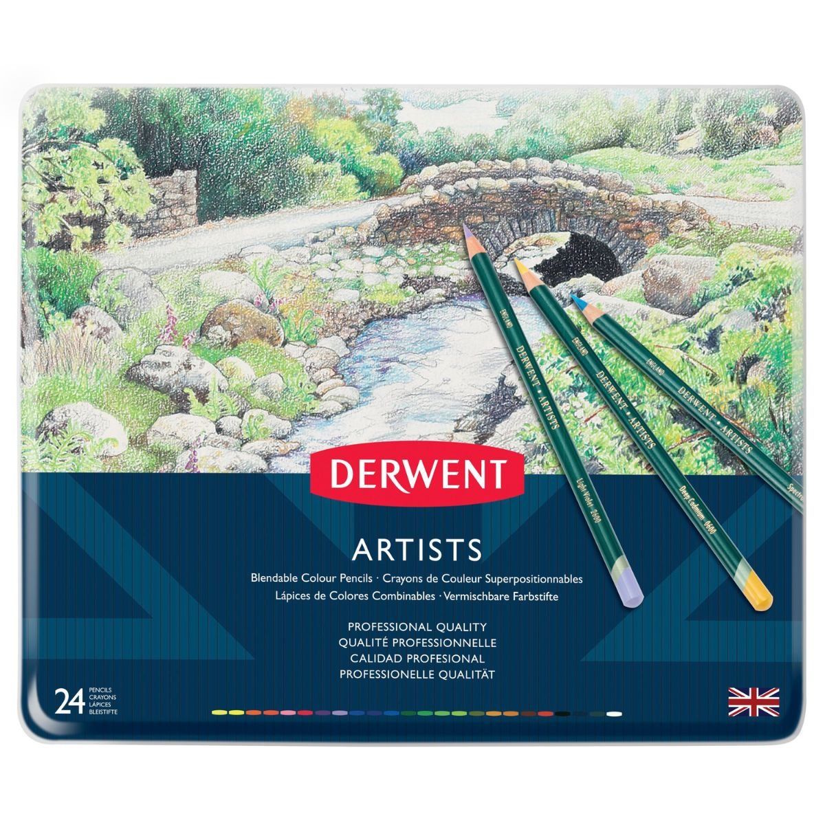 DERWENT - Lápices De Colores Artists Derwent Set 24