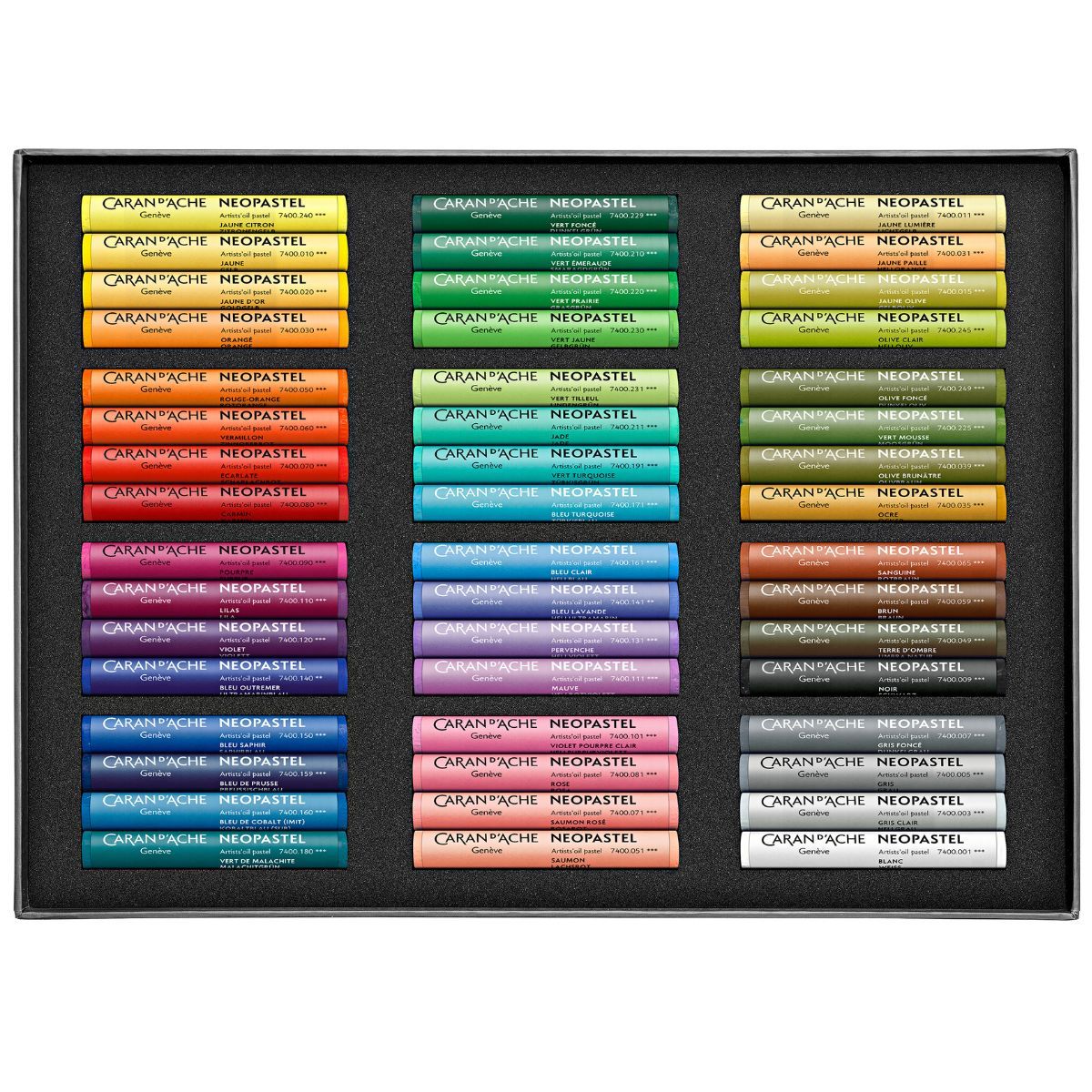 CARAN D'ACHE - Pasteles Extra Finos Neopastel Caran d Ache Set 48 Colores