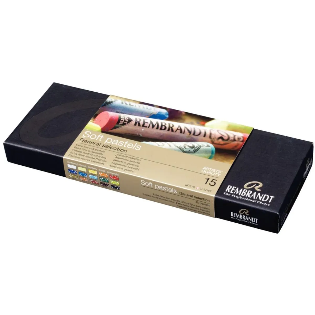 REMBRANDT - Pastel Seco Rembrandt Set 15 Colores Básicos