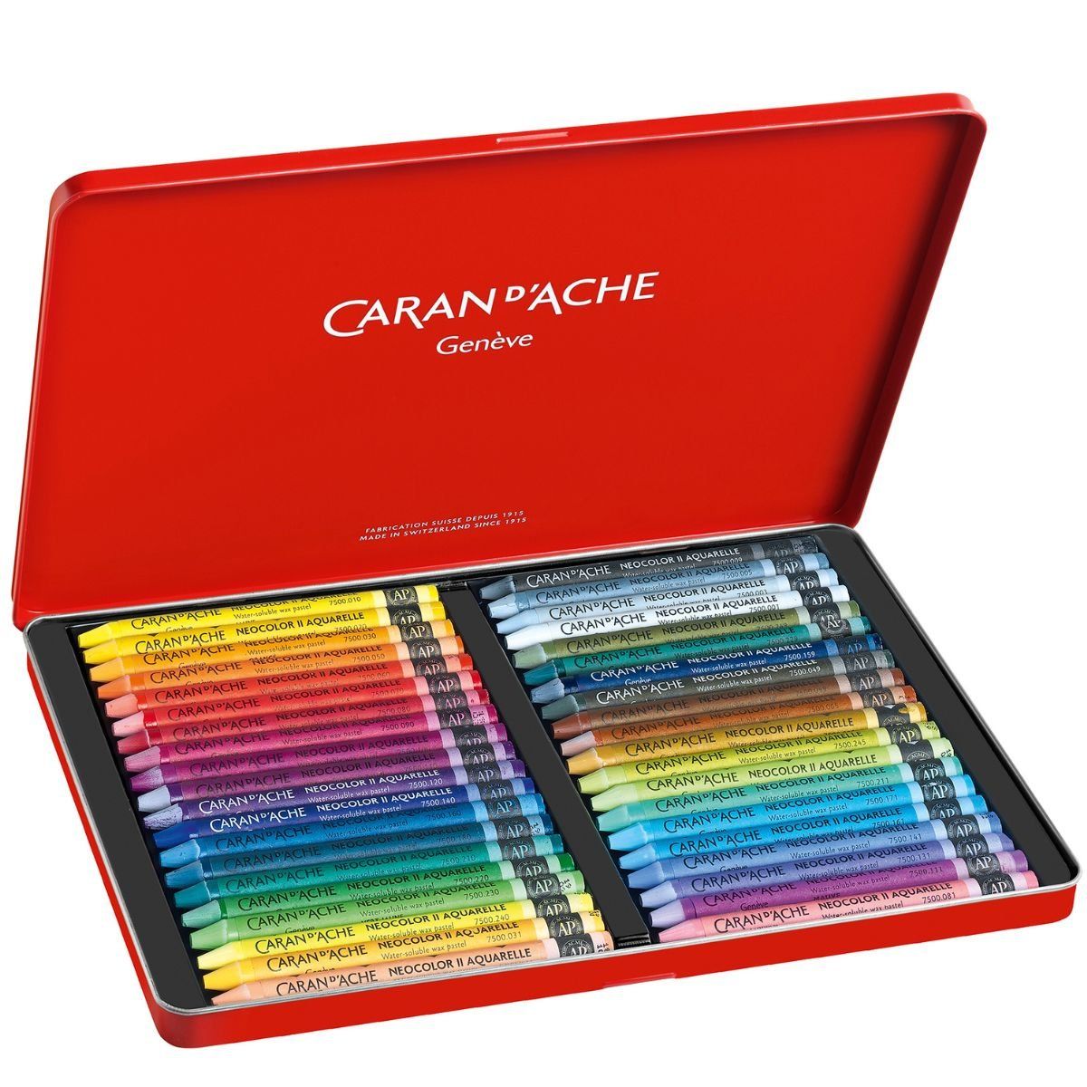 CARAN D'ACHE - Pasteles De Cera Neocolor II Caran d Ache Set 40 Colores