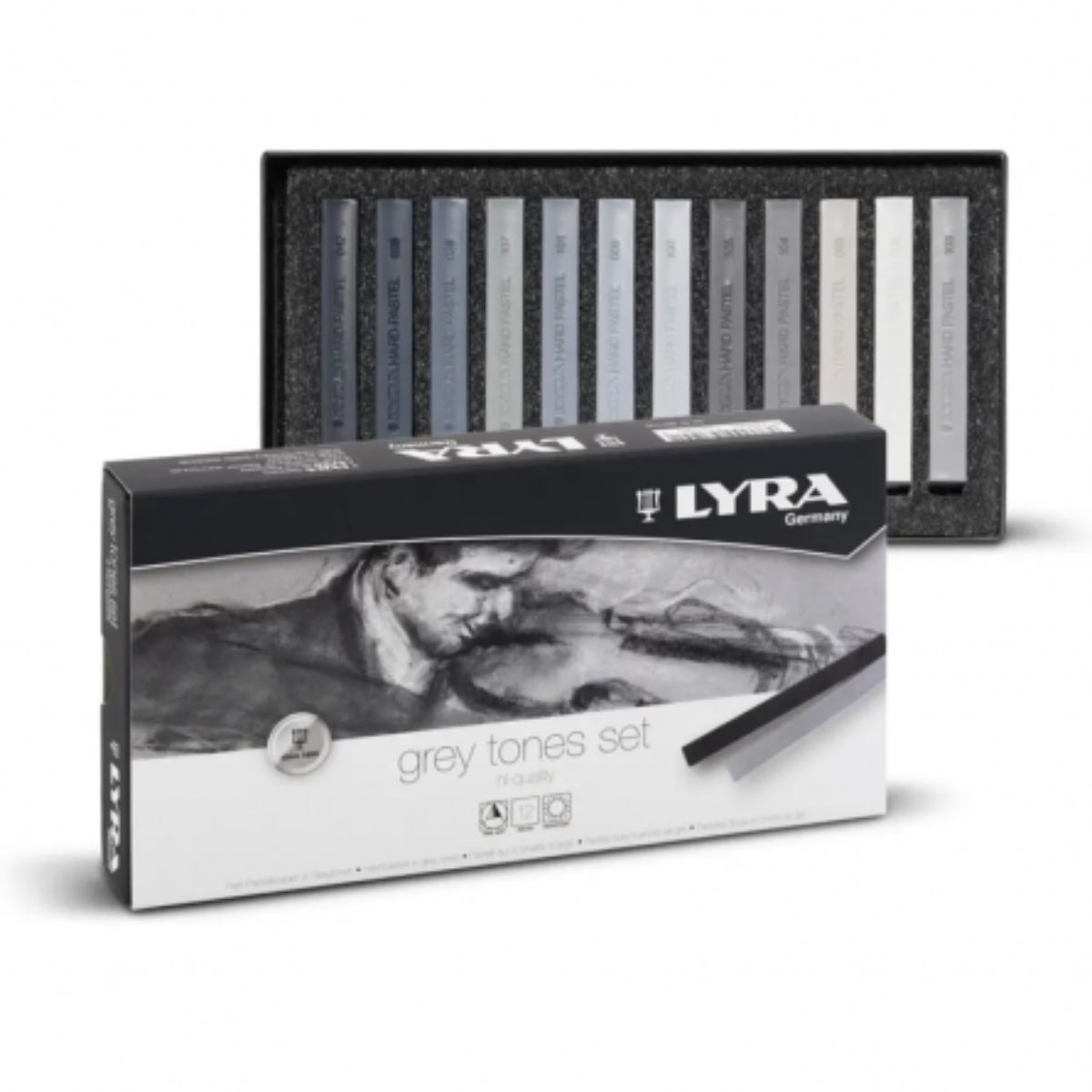 LYRA - Pastel Suave Lyra 12 Tonos Grises