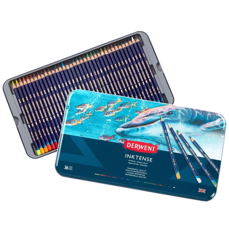 DERWENT - Lápices De Tinta Inktense Derwent Set 36 Colores
