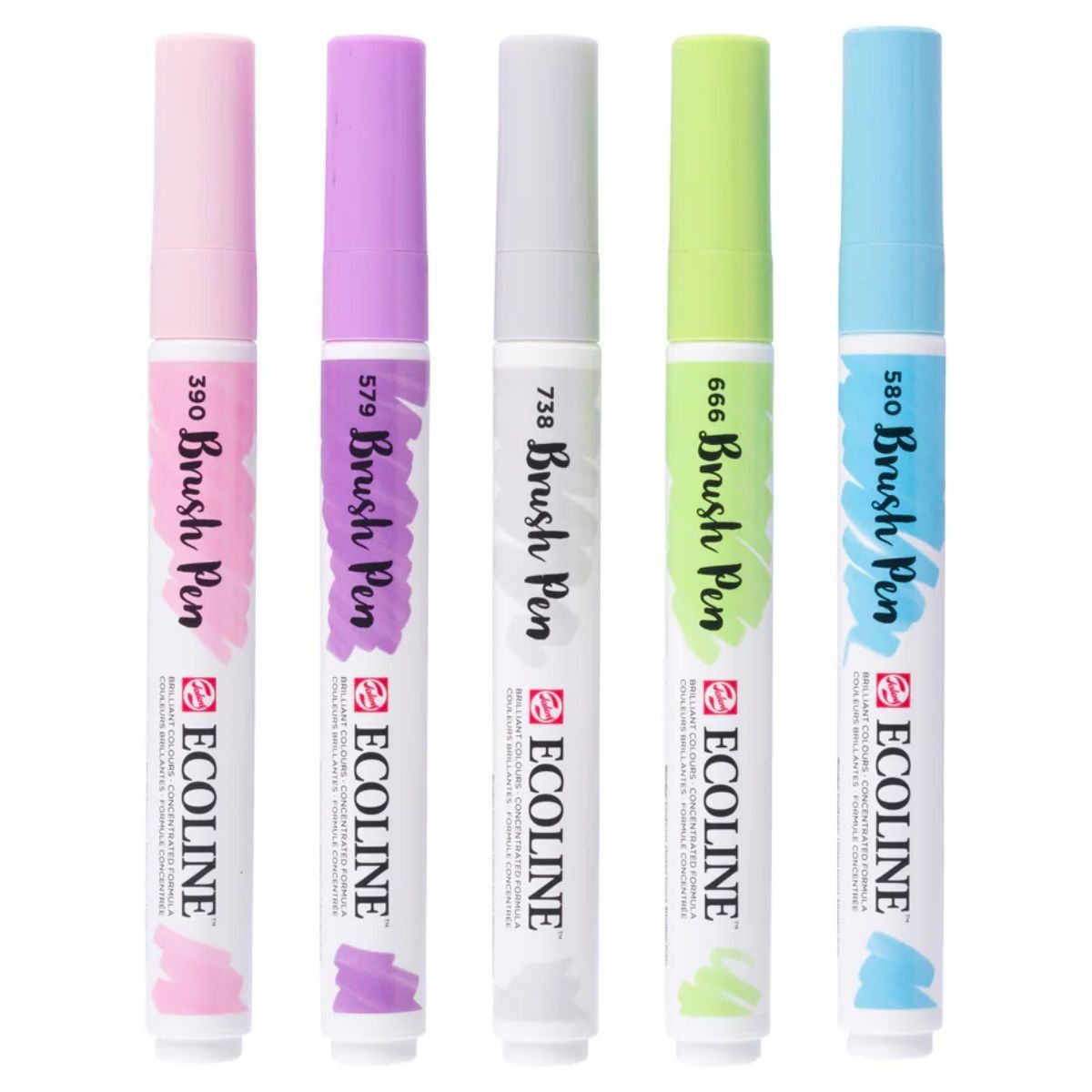 Royal Talens - Marcadores Acuarela Ecoline Tonos Pasteles Set 5