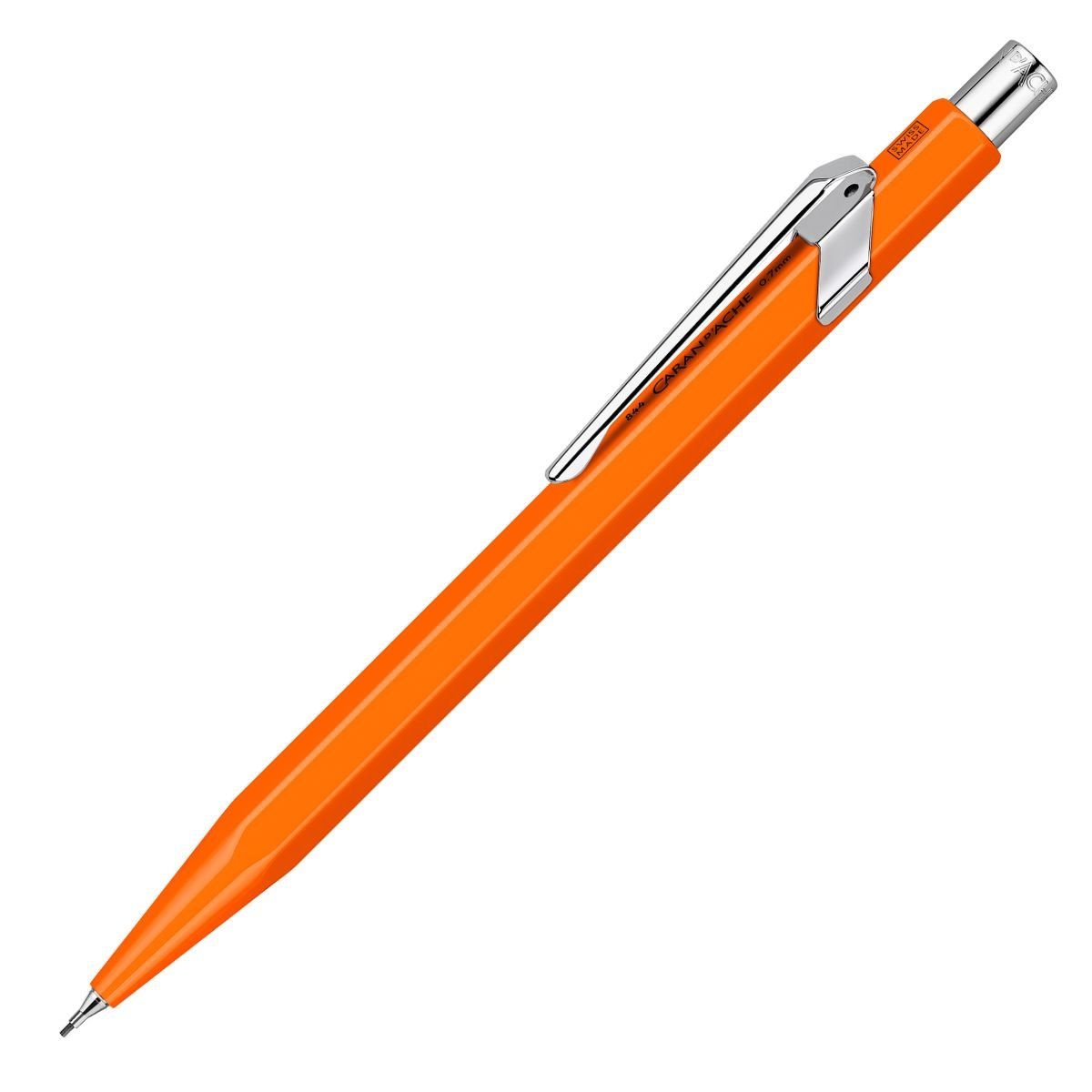 CARAN D'ACHE - Portamina Caran d Ache 844 Metal Orange Fluor