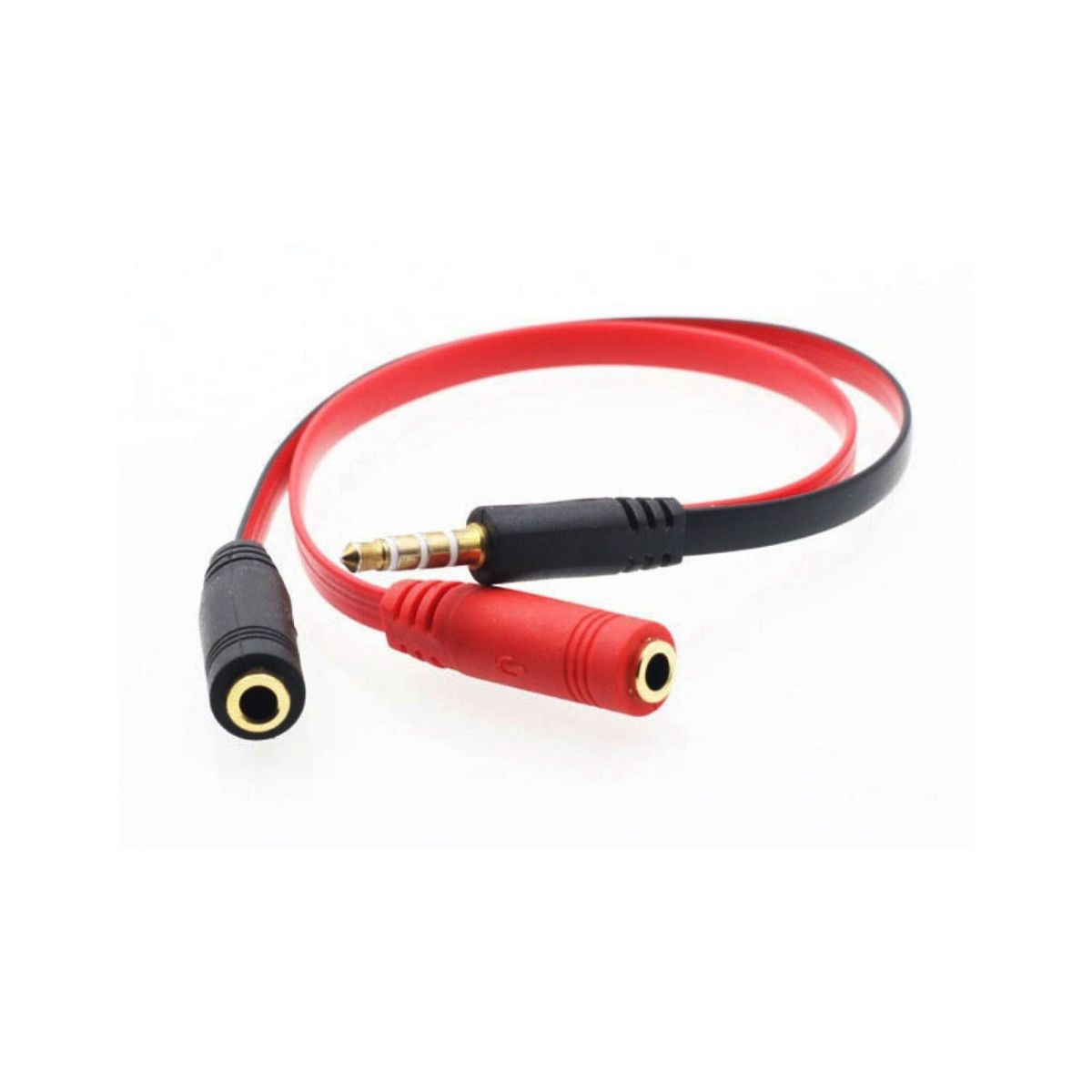 GENERICO - Splitter Cable 2 A 1 Audio 3.5 Sonido Y Micrófono