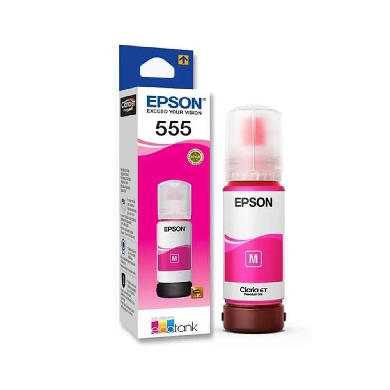 EPSON - Tinta Botella Epson T555 Color Magenta de 70ml - Magenta