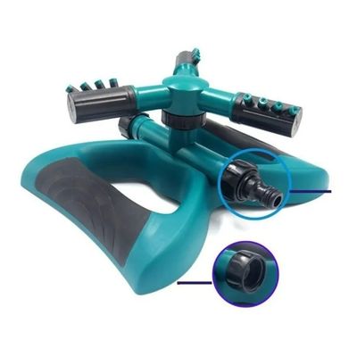 Imagen 2 del producto Aspersor Regador Giratorio Base 3 Brazos Boquilla Riego