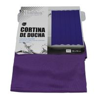 Cortina de baño color liso 180x180