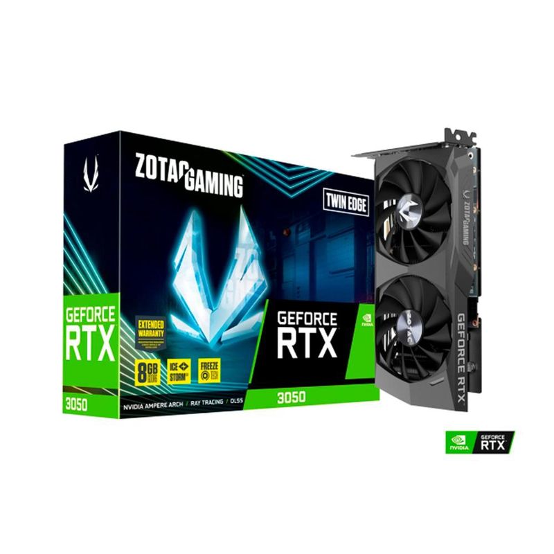 ZOTAC - Tarjeta de Video Zotac GeForce RTX 3050 Twin Edge, 8GB, GDDR6