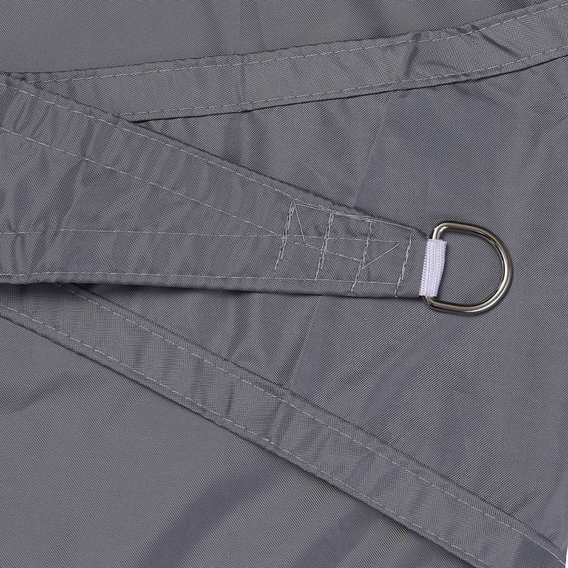 MIGLU - Toldo Vela Triangular Gris  Kit De Instalación