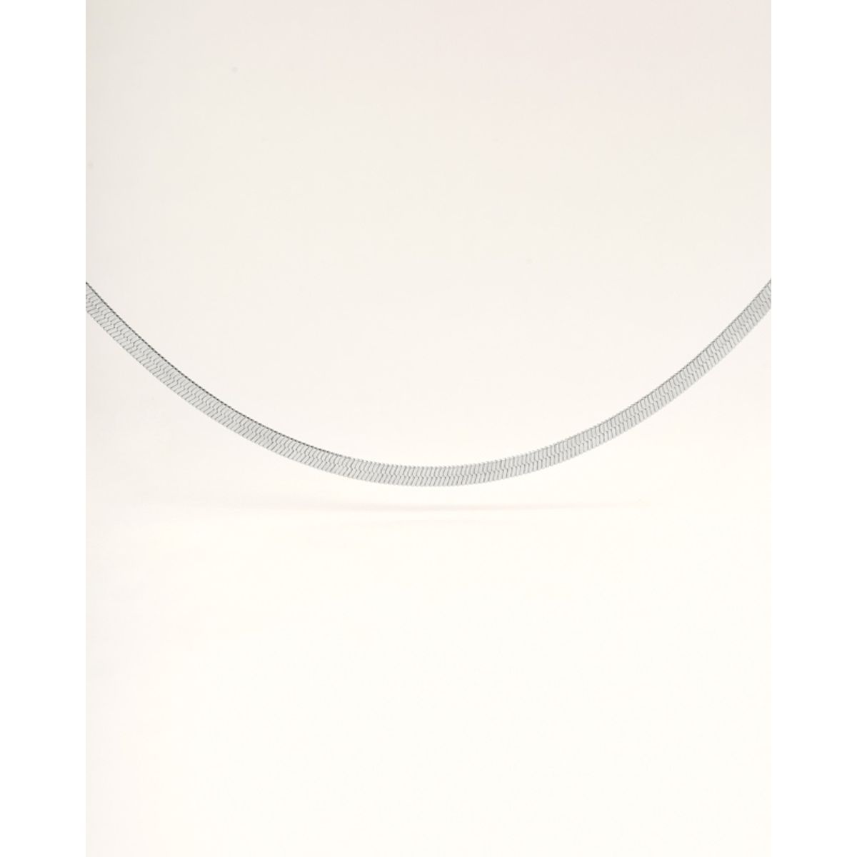 GENERICO - Collar Plata Mujer Para Regalo Cinta 40cm - Cantarina Joyas