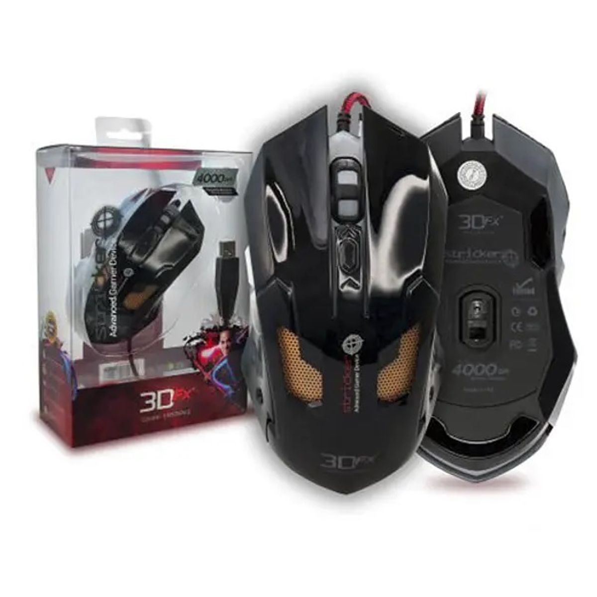3DFX - MOUSE 3DFX GAMER 4000 DPI MODEL7521
