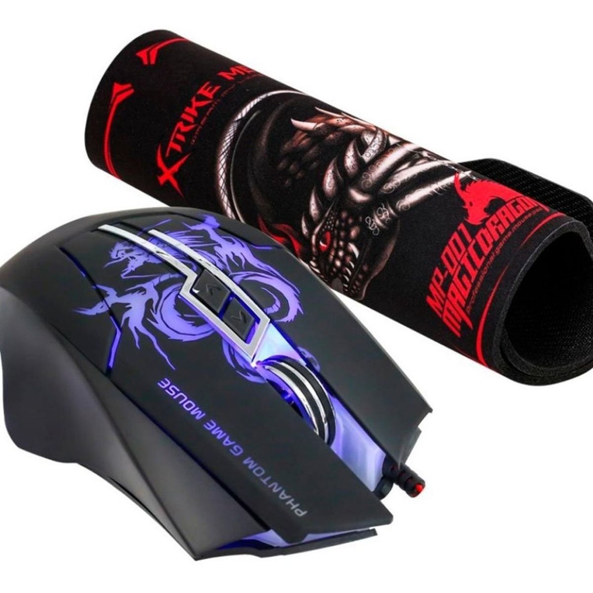 XTRIKE ME - MOUSE CON MOUSEPAD XTRIKE