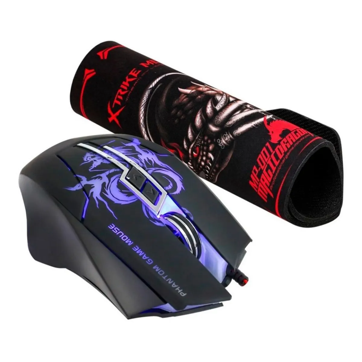 XTRIKE ME - MOUSE CON MOUSEPAD XTRIKE
