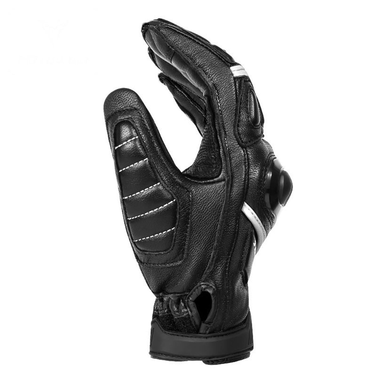 MOTOWOLF - Guantes de Cuero para motociclismo Motowolf 0306 - Negro