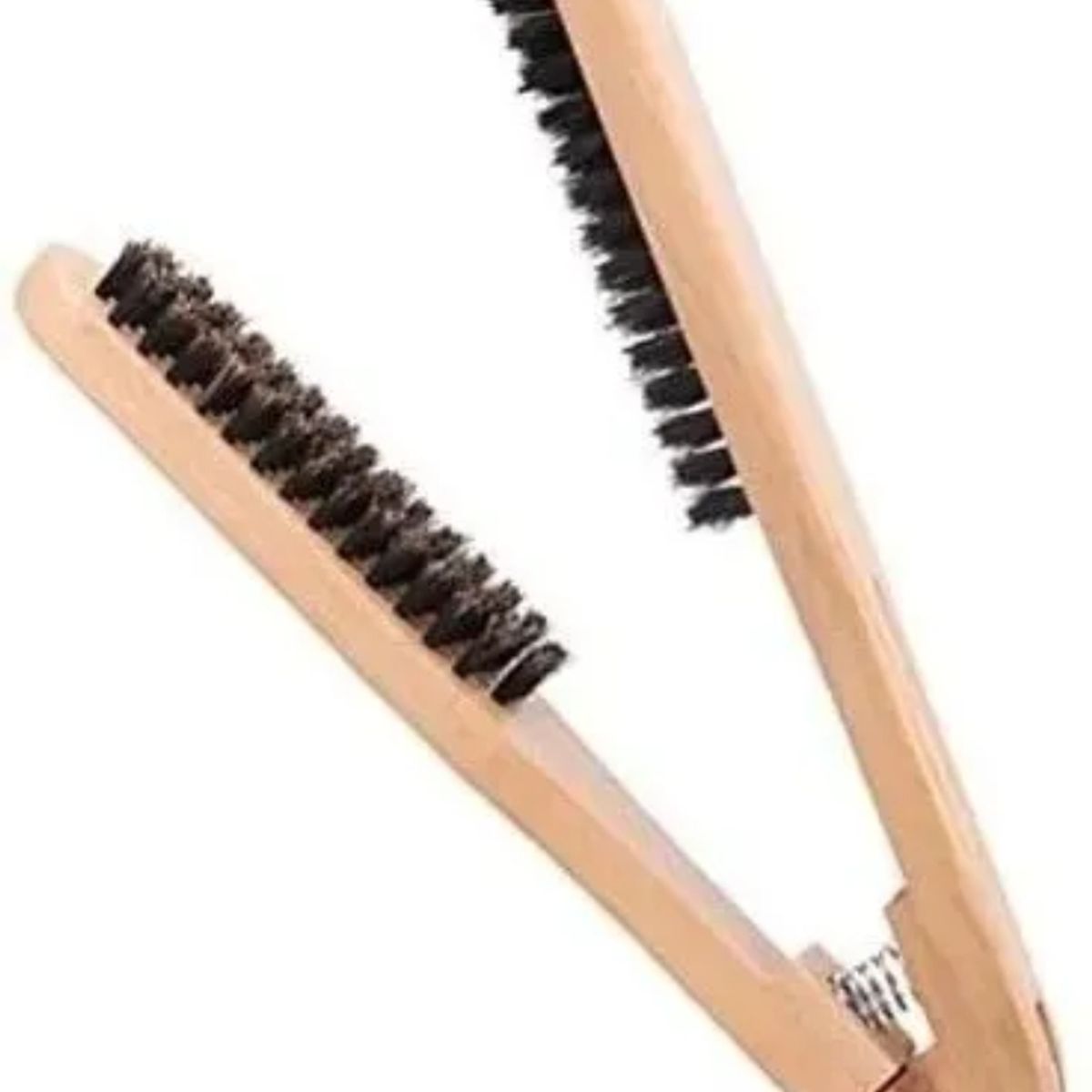 GENERICO - Cepillo Para Planchar Pelo Madera