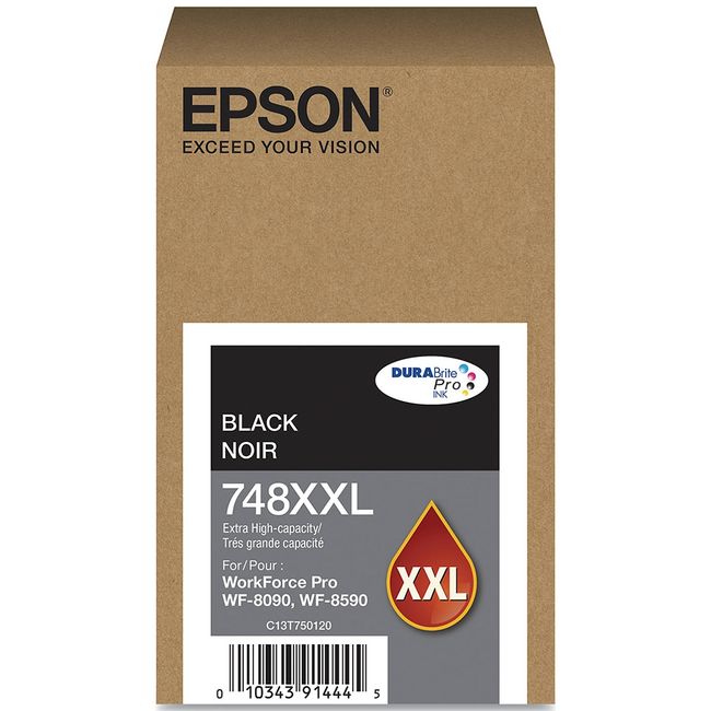 EPSON - Cartucho de Tinta T748XXL Negro