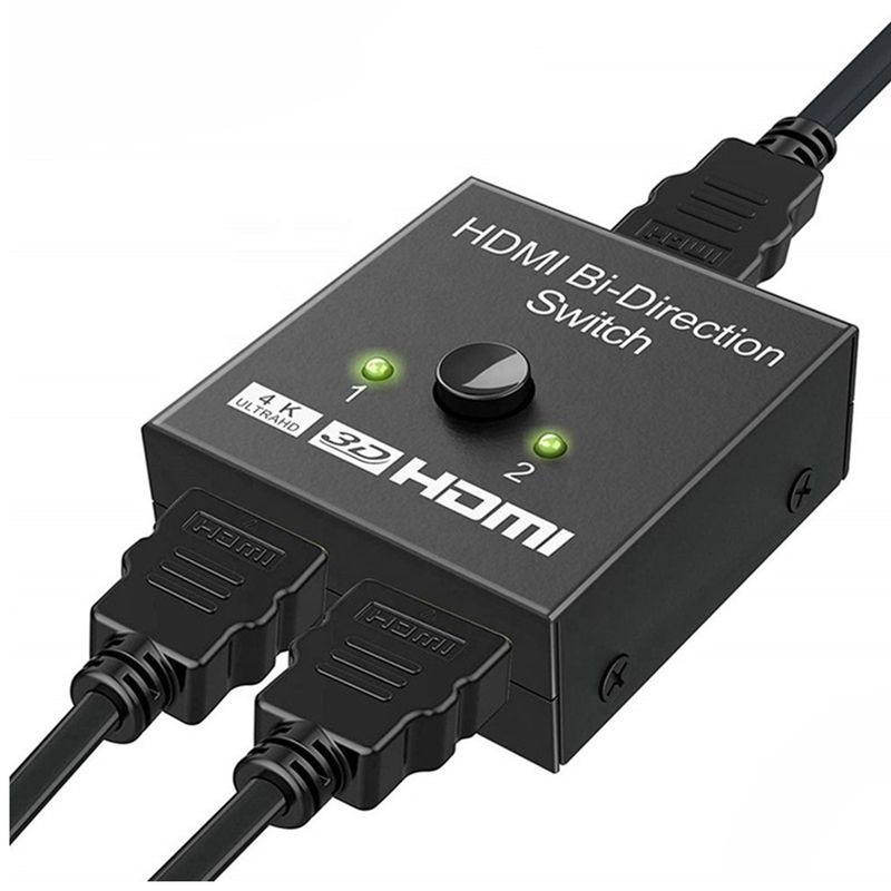 GEN - Switch Y Spliter Hdmi 2X1 4K 3D Bidireccional