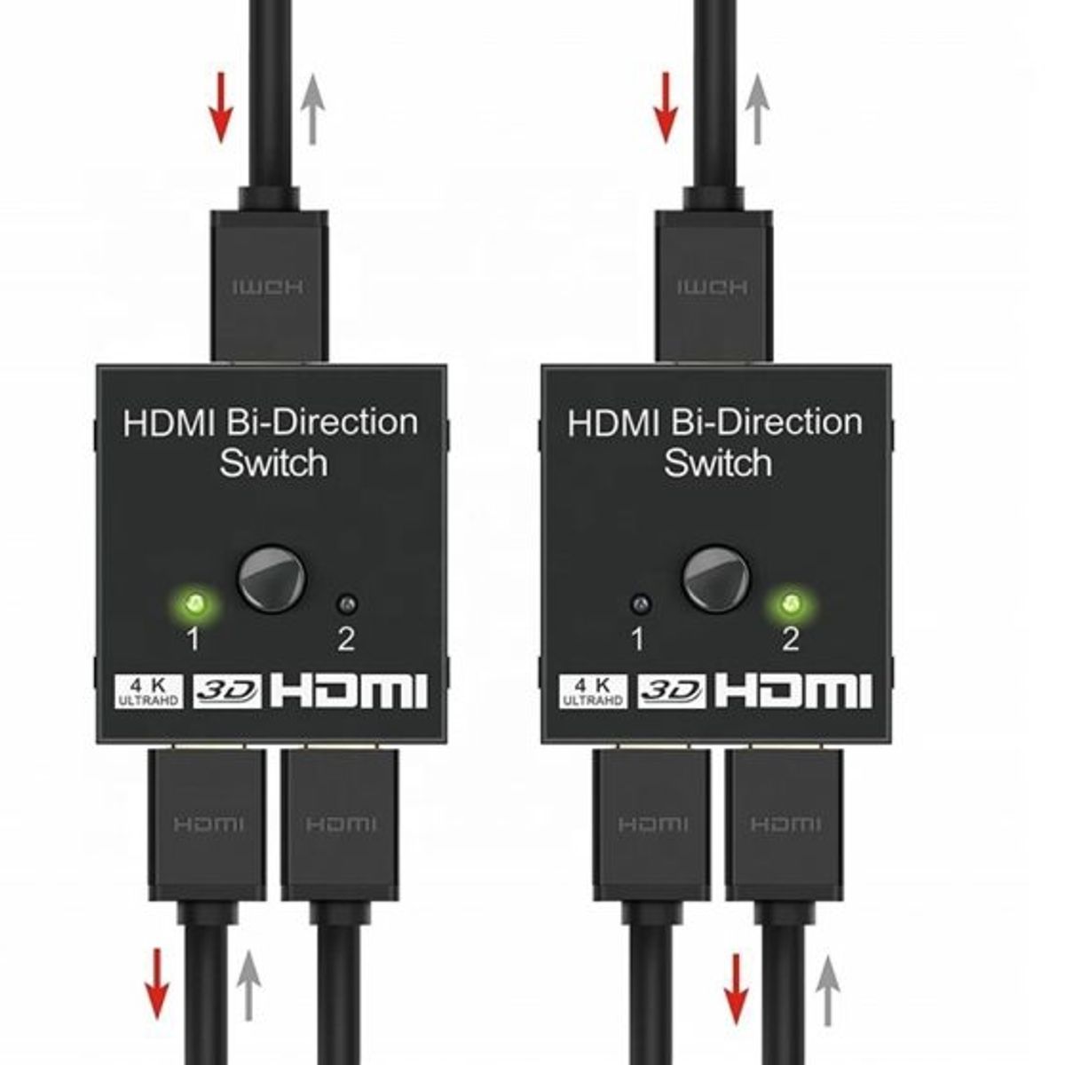 GEN - Switch Y Spliter Hdmi 2X1 4K 3D Bidireccional