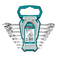 TOTAL TOOLS - Juego De Llaves Punta Corona 6-19mm 8 Piezas