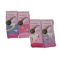 6 Pares de Calcetines Con Bambú De Niñas - Sin Costuras