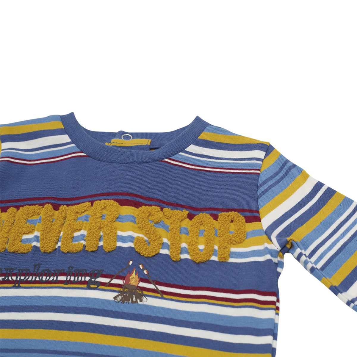 PILLIN - Polera Bebé Manga Larga Azul Pillin PILLIN