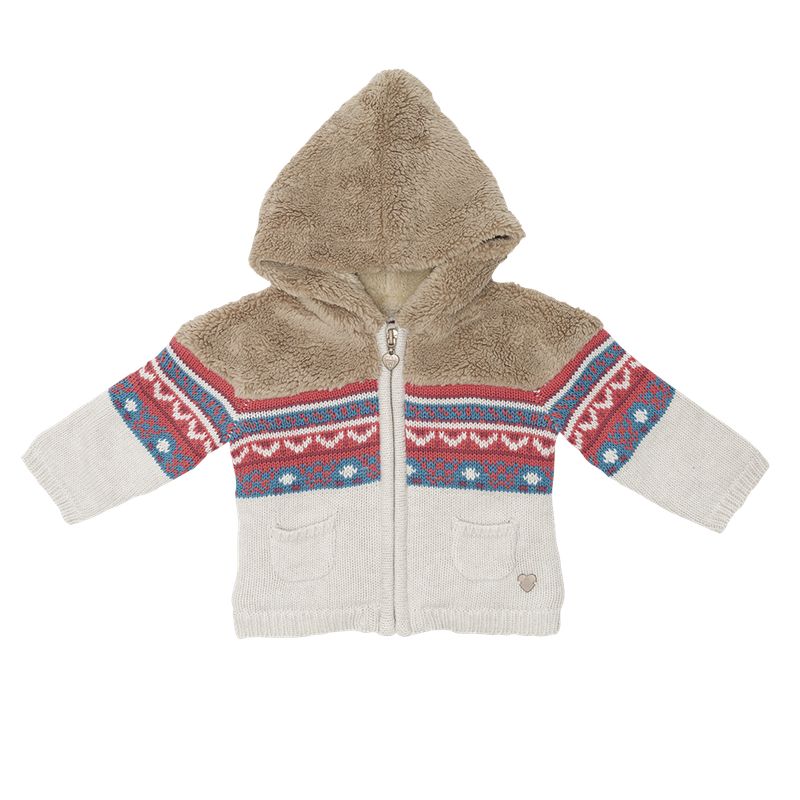 PILLIN - Chaleco Bebé Niña Crudo Pillin PILLIN