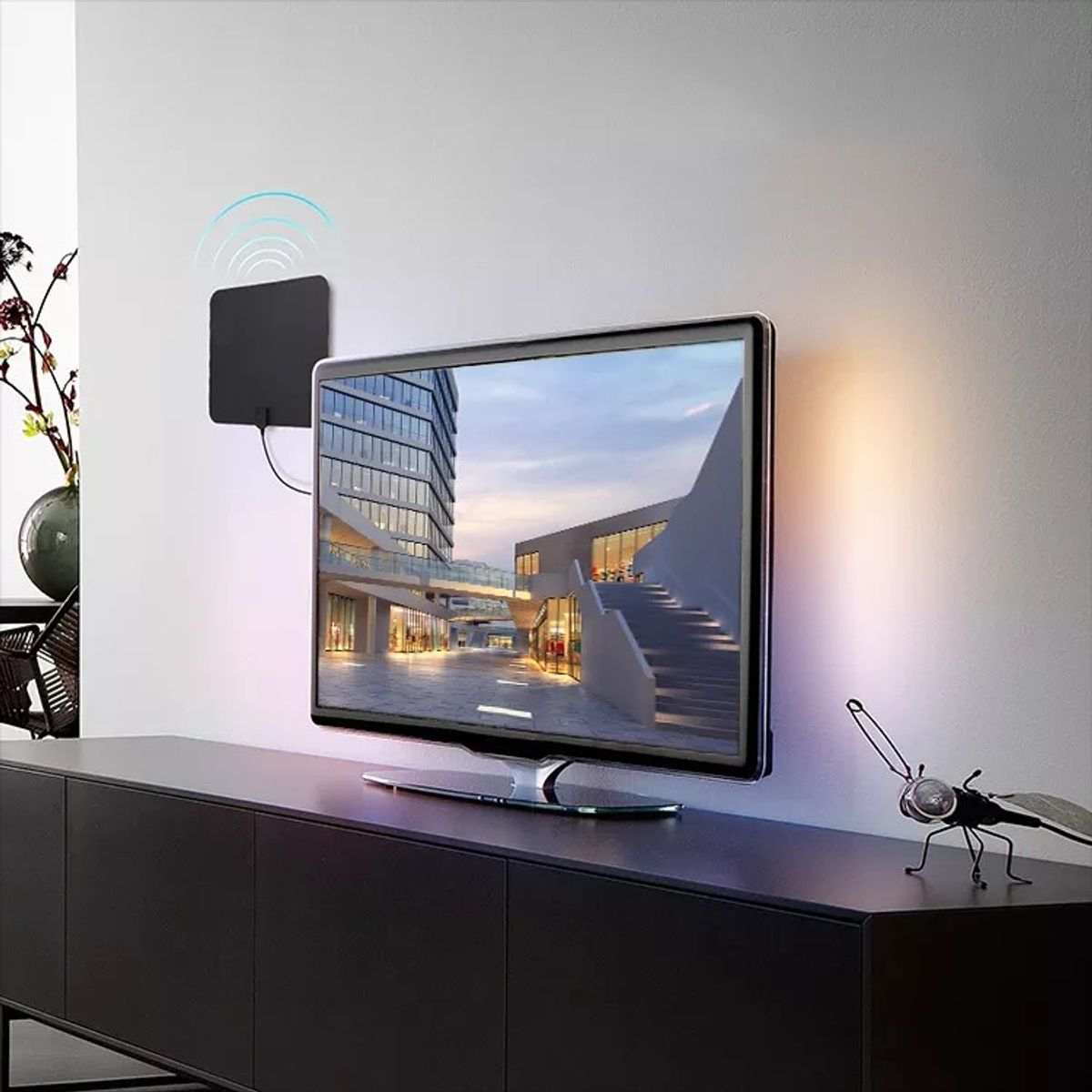 DBLUE - Antena Dblue Tv Digital HDTV Plana DBANT089