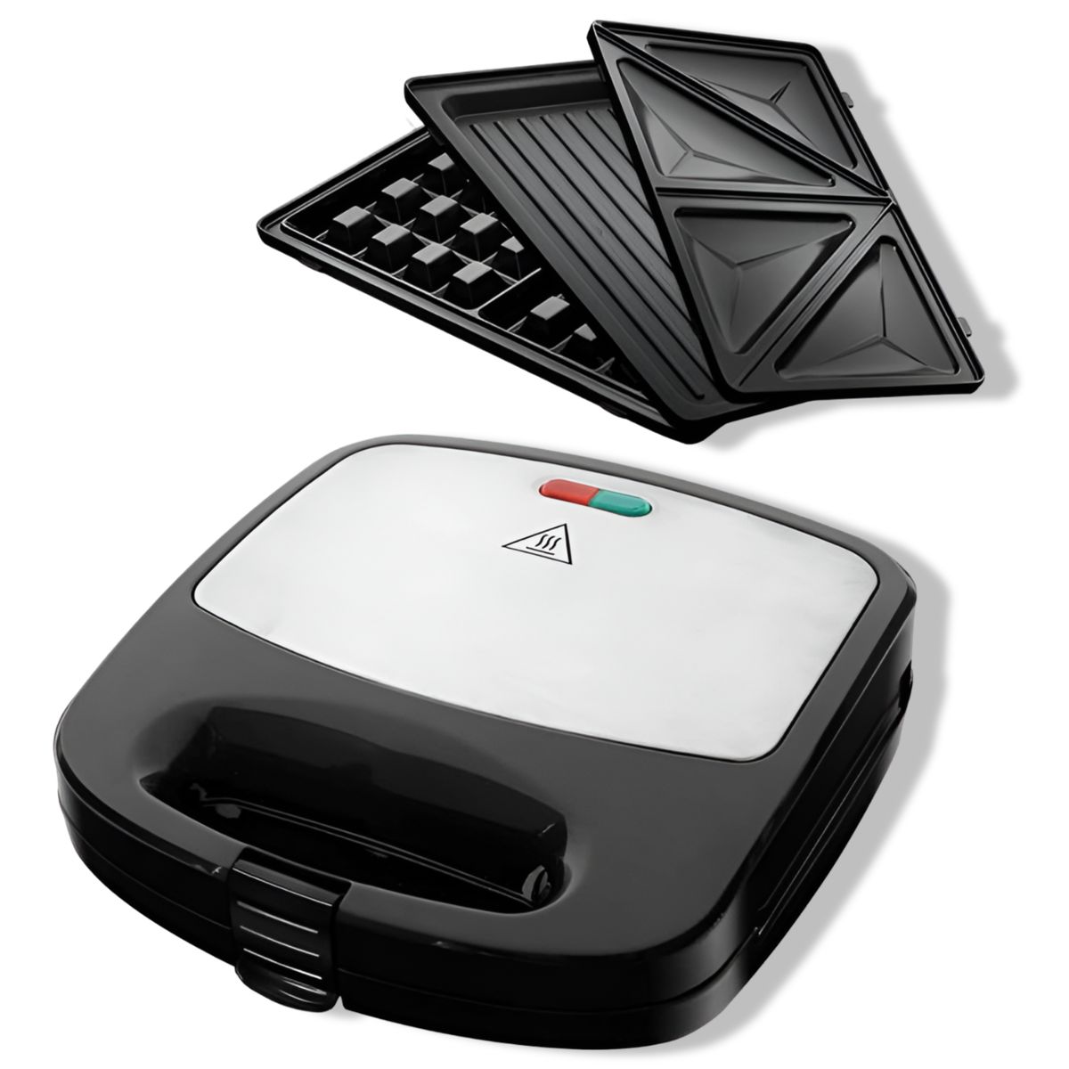 BLACK+DECKER - Sandwichera + Parrilla + Waflera Black + Decker WM2000S-CL