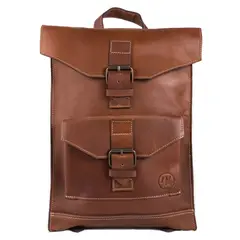 JM VINTAGE - Mochila unisex de cuero Franco