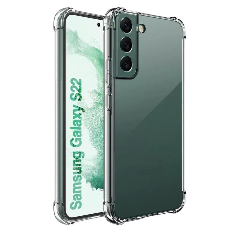 GENERICO - CARCASA PARA SAMSUNG S22 TRANSPARENTE ANTIGOLPE