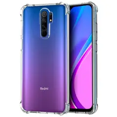 GENERICO - CARCASA PARA XIAOMI REDMI 9 TRANSPARENTE ANTIGOLPE