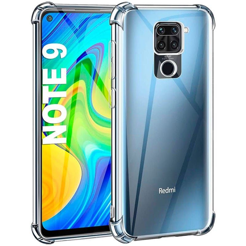 GENERICO - CARCASA PARA XIAOMI REDMI NOTE 9 TRANSPARENTE ANTIGOLPE