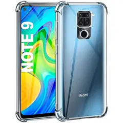 GENERICO - CARCASA PARA XIAOMI REDMI NOTE 9 TRANSPARENTE ANTIGOLPE