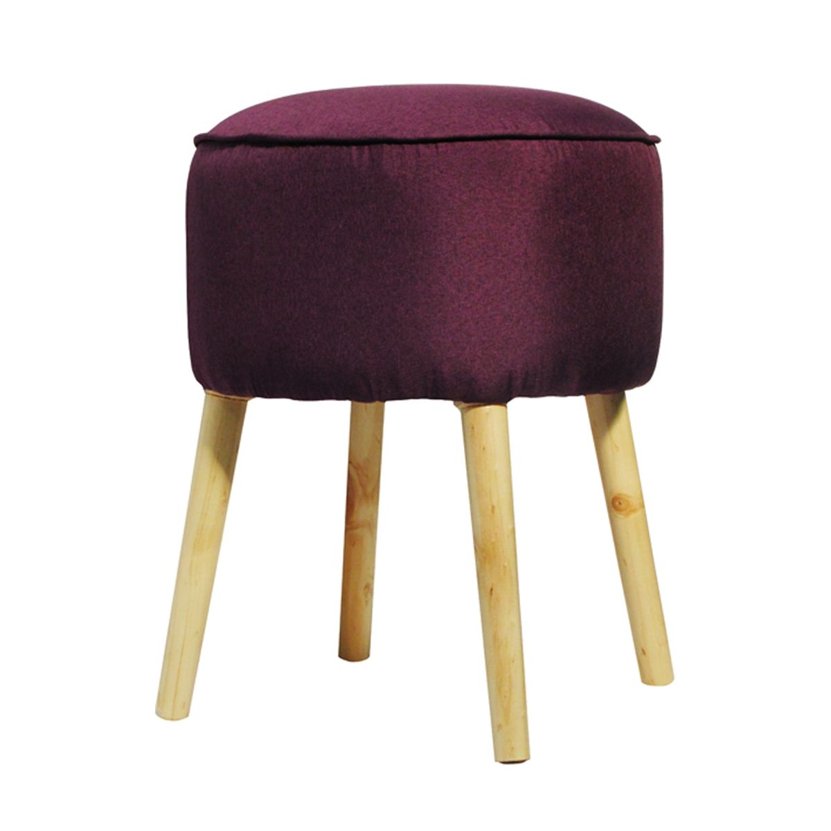 GENERICO - Pouf Francisca Morado 50x40x40 cm Máxima Design