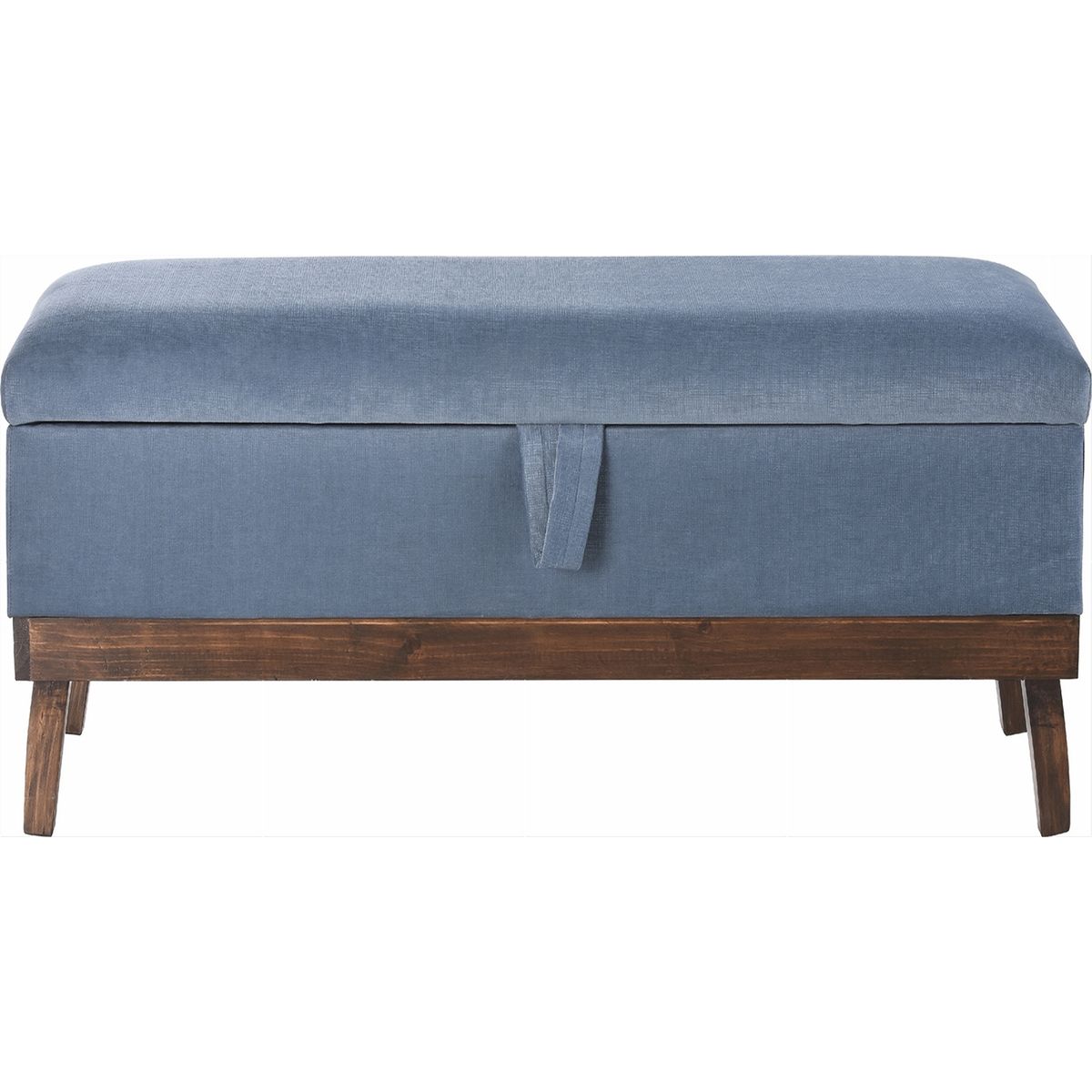 GENERICO - Banqueta con Baúl Incy Azul Petróleo 120x50x40 cm Máxima Design