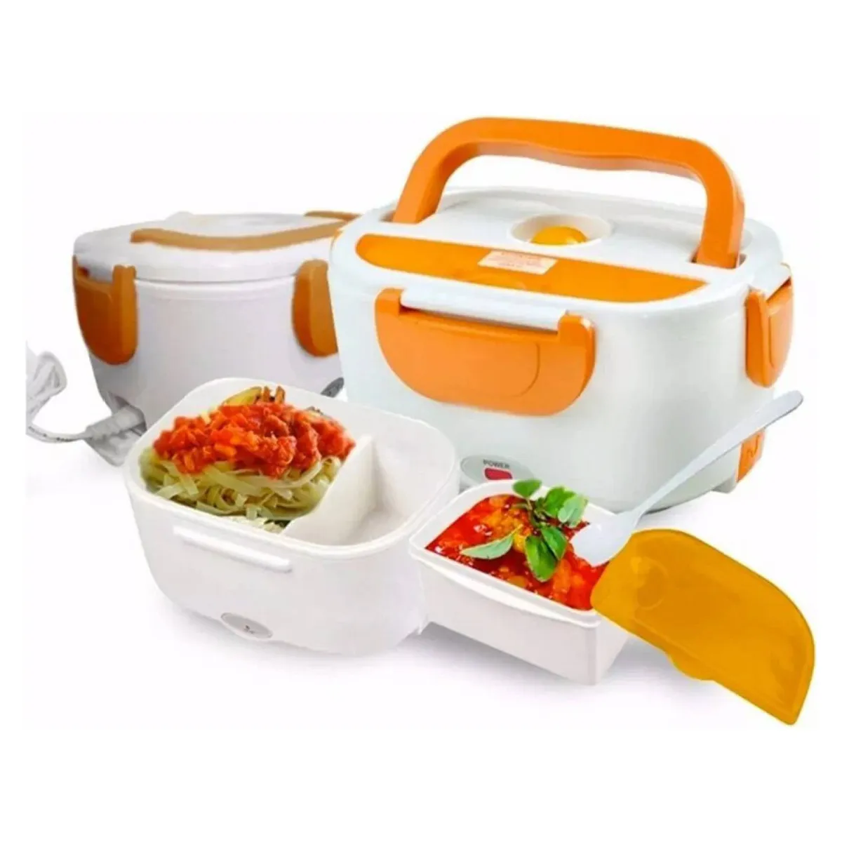 GENERICO - Lonchera Eléctrica Cuchara Caja Almuerzo Colación